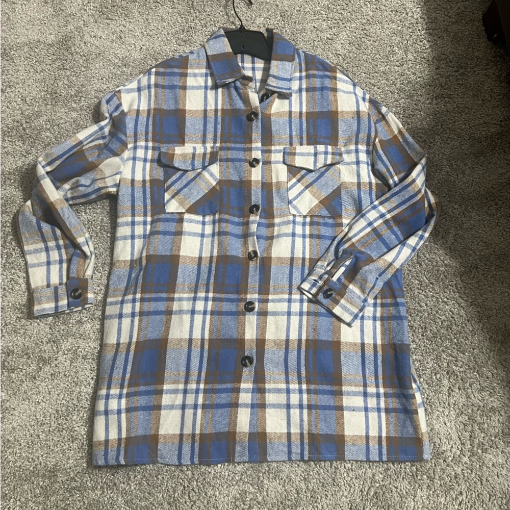 Ladies SHEIN oversized button down NWOT